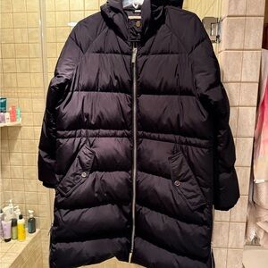 Michael Kors Elegant Black Puffer Coat